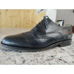 Massimo Emporio Montijo Men’s Wingtip Dress Shoes SIZE 10.5 Black